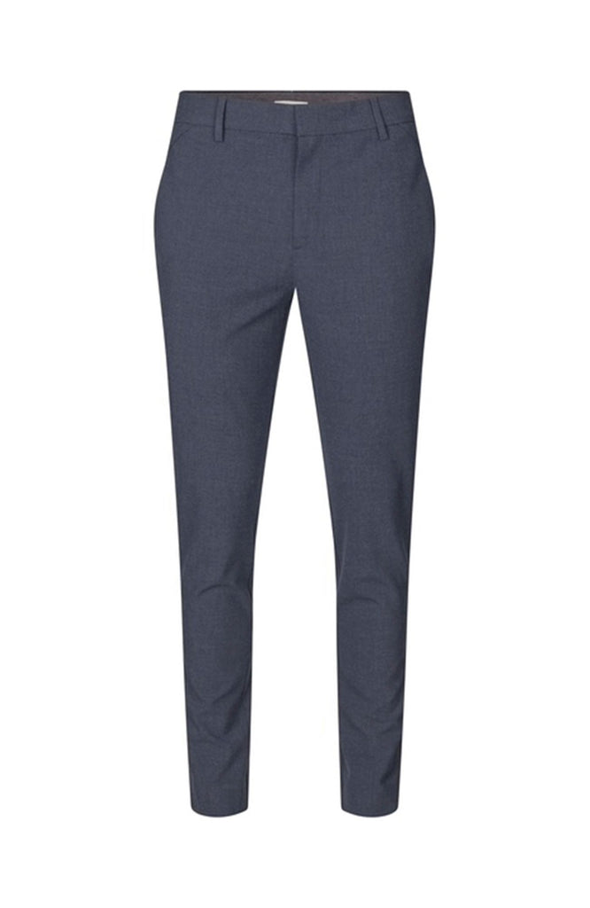 Plain Units Trousers JoshPL 285 Blue Grey Melange gine_front
