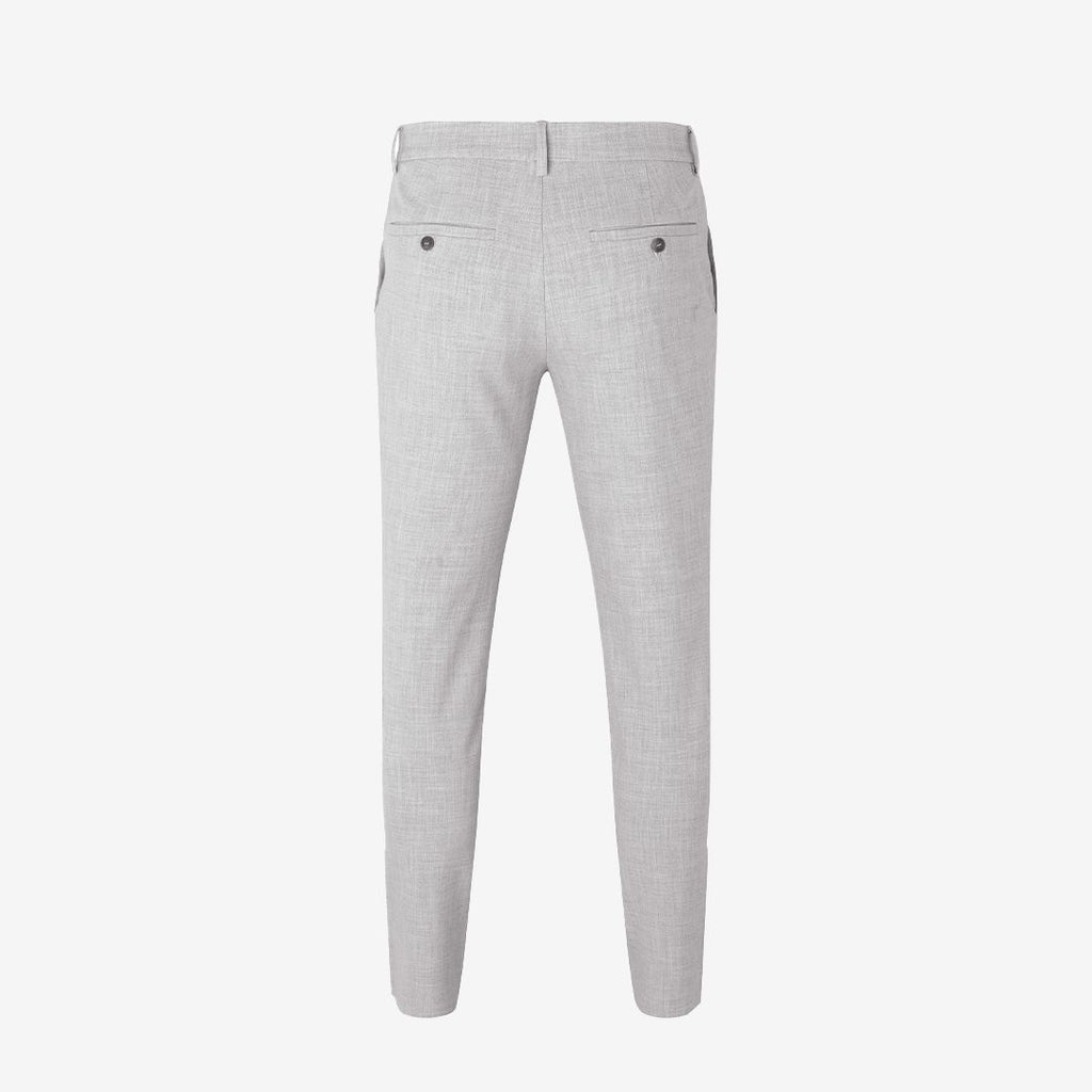 Plain Units Trousers JoshPL 285 Light Grey Melange gine