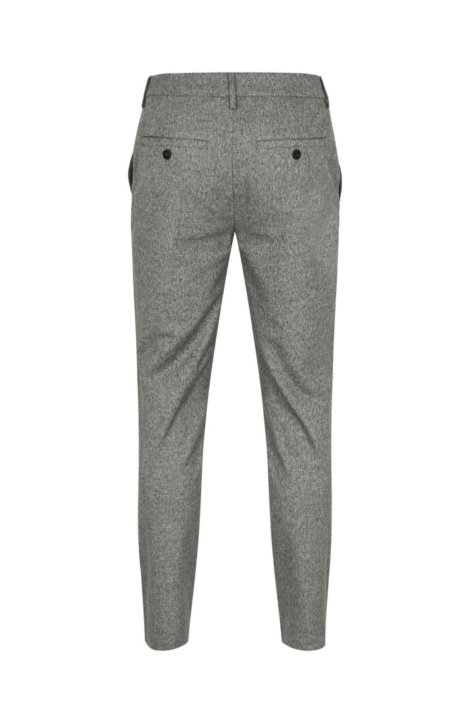 Plain Units Trousers JoshPL 438 Pepper Melange gine_back