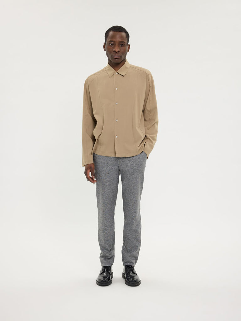 Plain Units Trousers JoshPL 438 Pepper Melange model