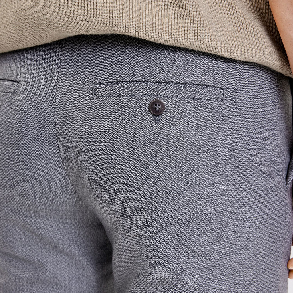 Plain Units Trousers JoshPL 480_GRS Grey Herringbone details
