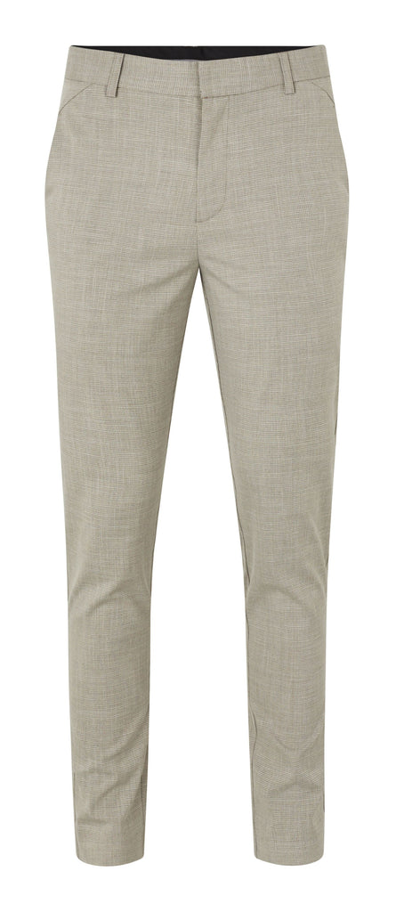 Plain Units Trousers JoshPL 570 Light Army Mini Grid gine_front