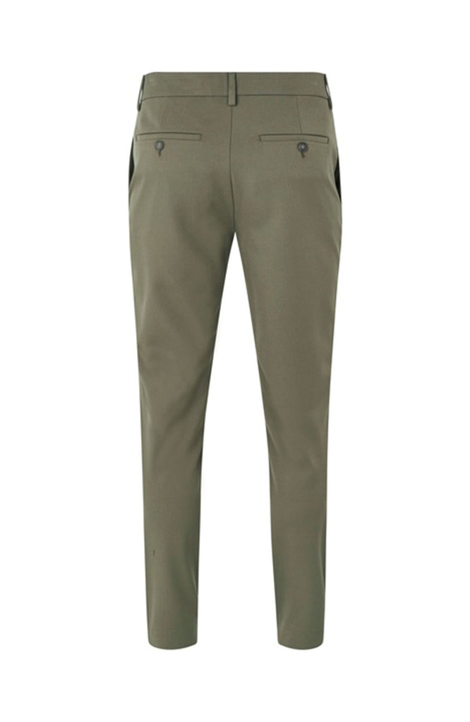 Plain Units Trousers JoshPL 805_GRS Smokey Olive gine_back