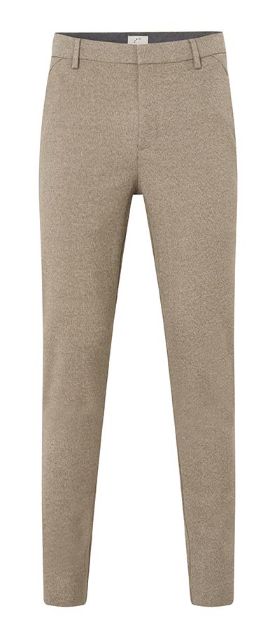Plain Units Trousers JoshPL 838_RCS-Blended Hazel Melange gine