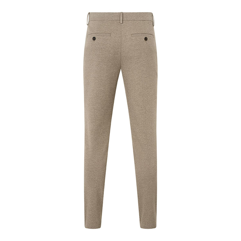 Plain Units Trousers JoshPL 838_RCS-Blended Hazel Melange gine