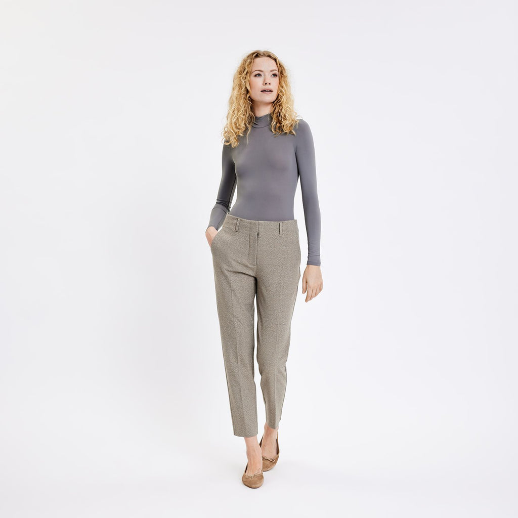 Five Units Trousers JuliaFV 838_RCS-Blended Hazel Melange model