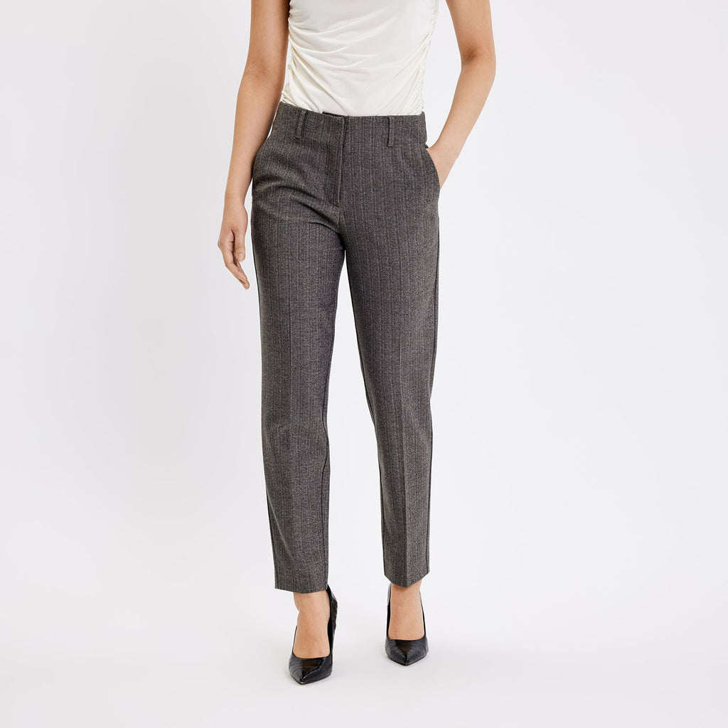 Five Units Trousers JuliaFV 872_RCS-Blended Cool Taupe Melange front