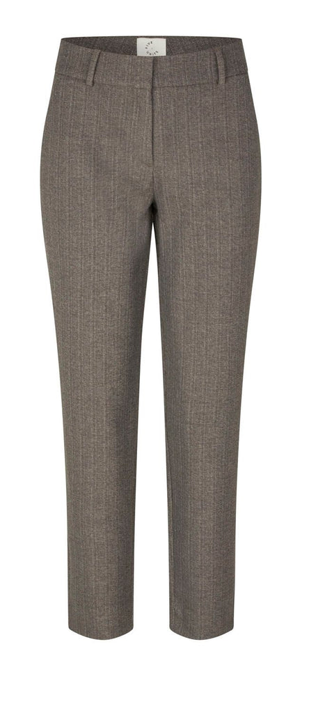 Five Units Trousers KaisaFV Ankle 872_RCS-Blended Cool Taupe Melange gine_front