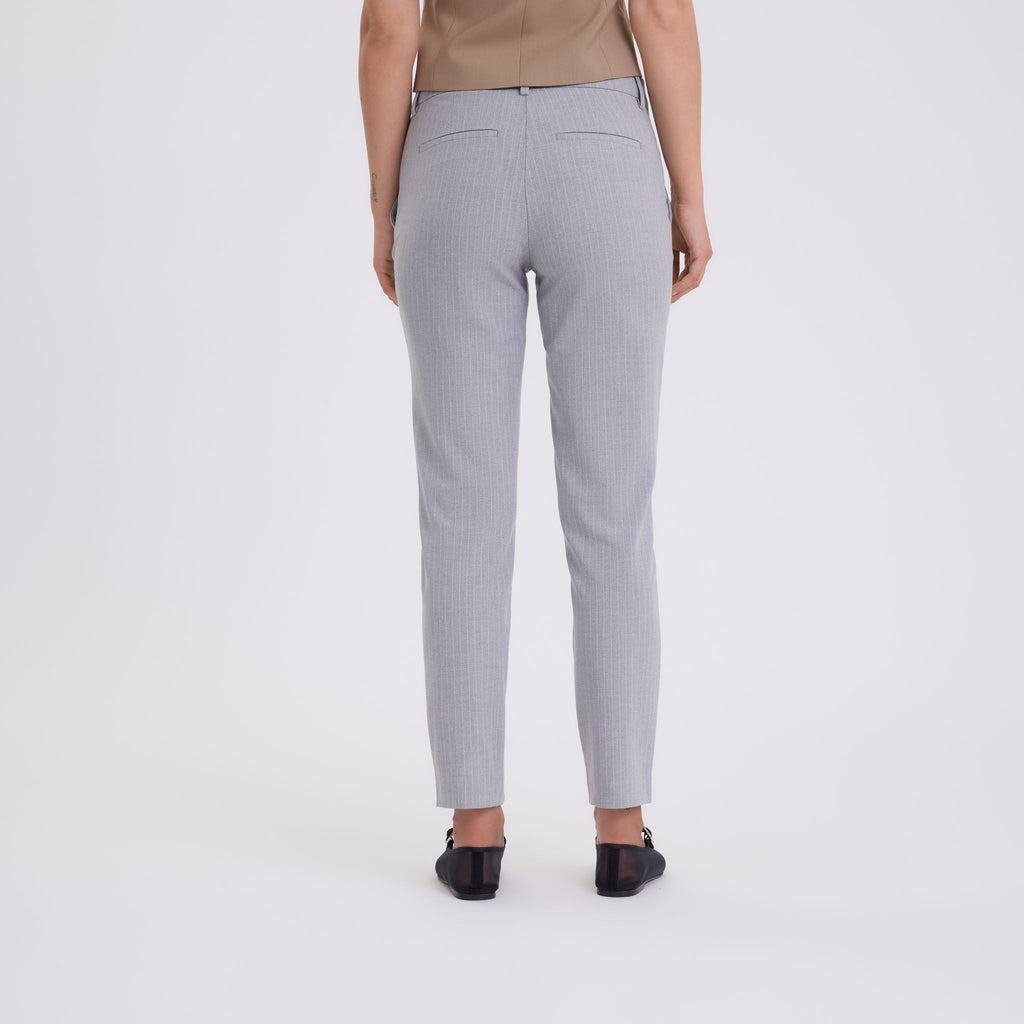 Five Units Trousers - Formal KylieFV 553_GRS Light Grey Pinstripe back