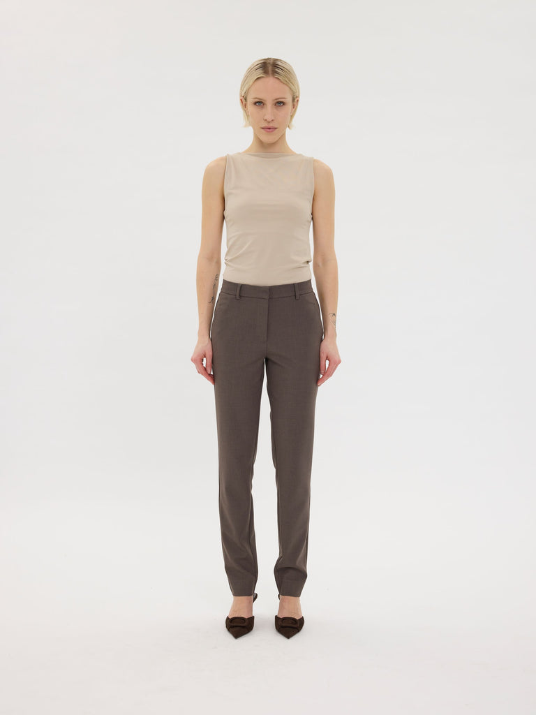 Five Units Trousers KylieFV 826 Mud Brown Melange model