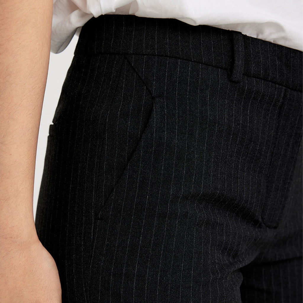 Five Units Trousers KylieFV Crop 553 Charcoal Pinstripe details