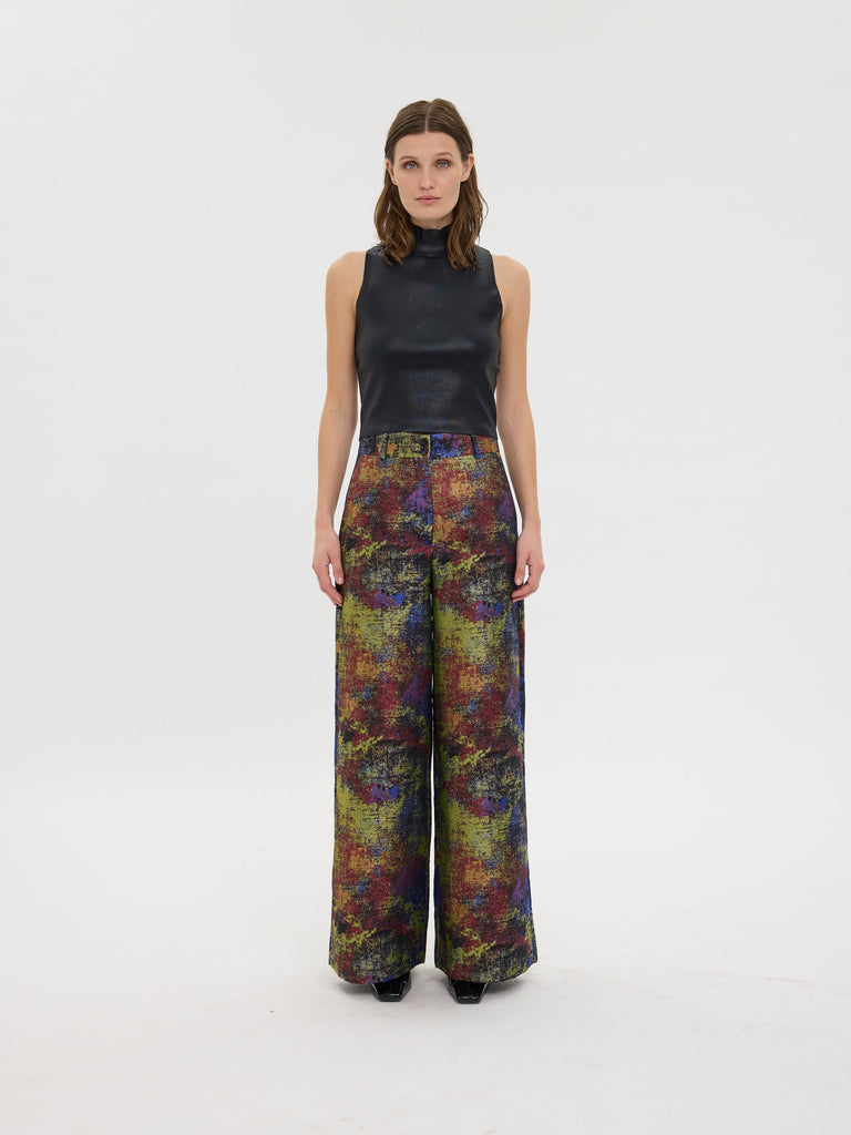 Five Units Trousers LauraFV 105 Dazzle Jacquard model