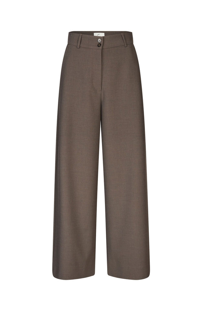 Five Units Trousers LauraFV 826 Mud Brown Melange gine_front