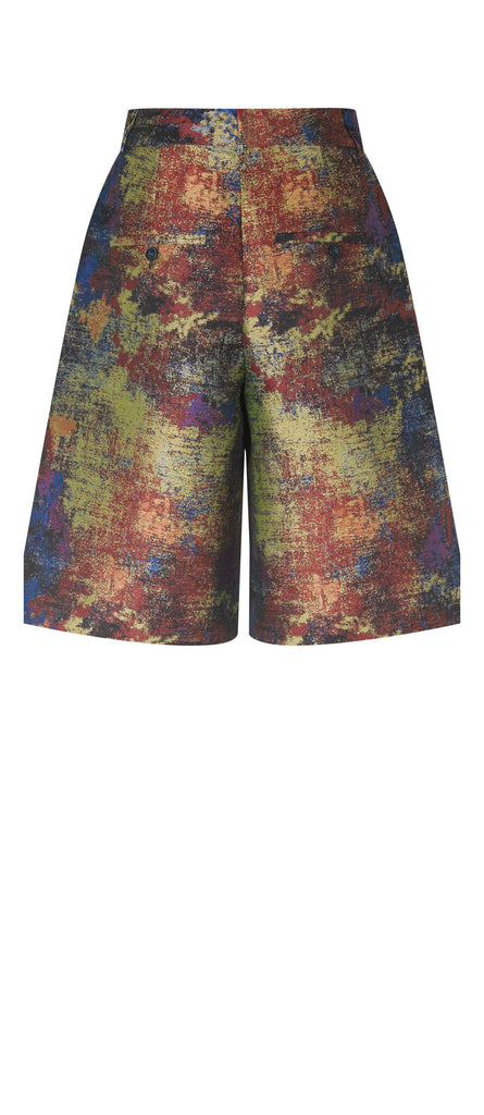 Five Units Trousers LauraFV Long Shorts 105 Dazzle Jacquard gine_back
