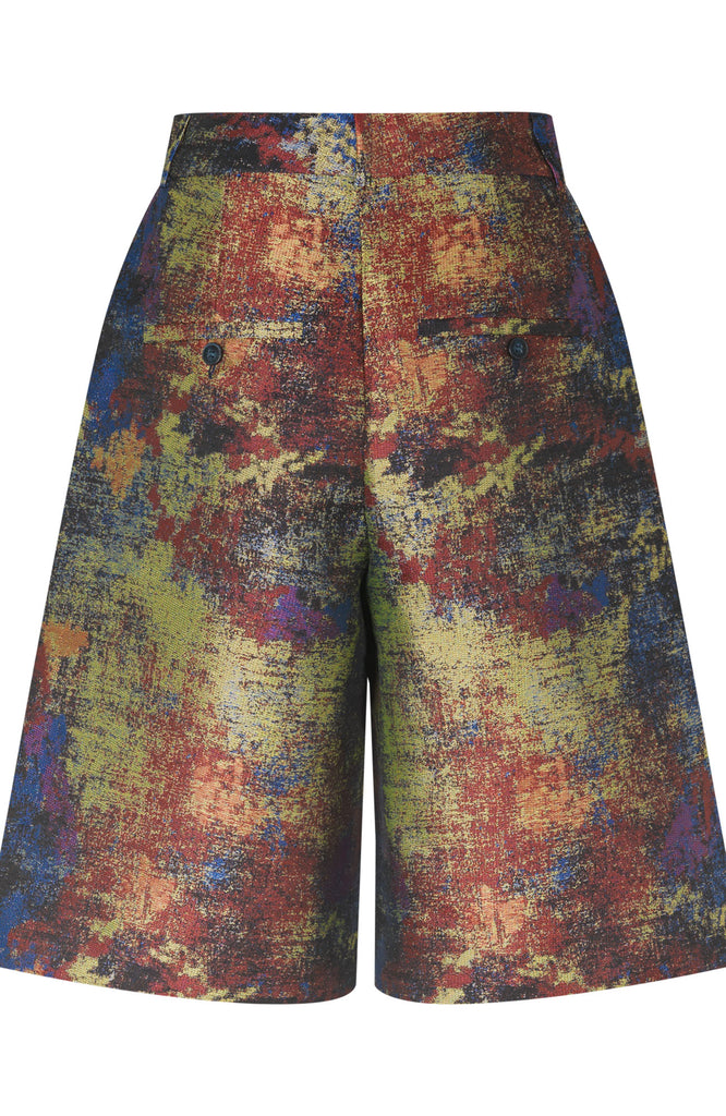 LauraFV_Long_Shorts_105 Dazzle_Jacquard BACK