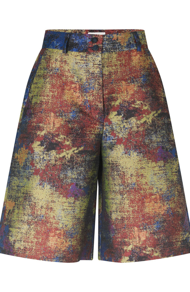 Five Units Trousers LauraFV Long Shorts 105 Dazzle Jacquard model
