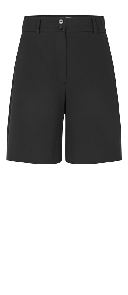 Five Units Trousers - Formal LauraFV Midi Shorts 285 Black gine