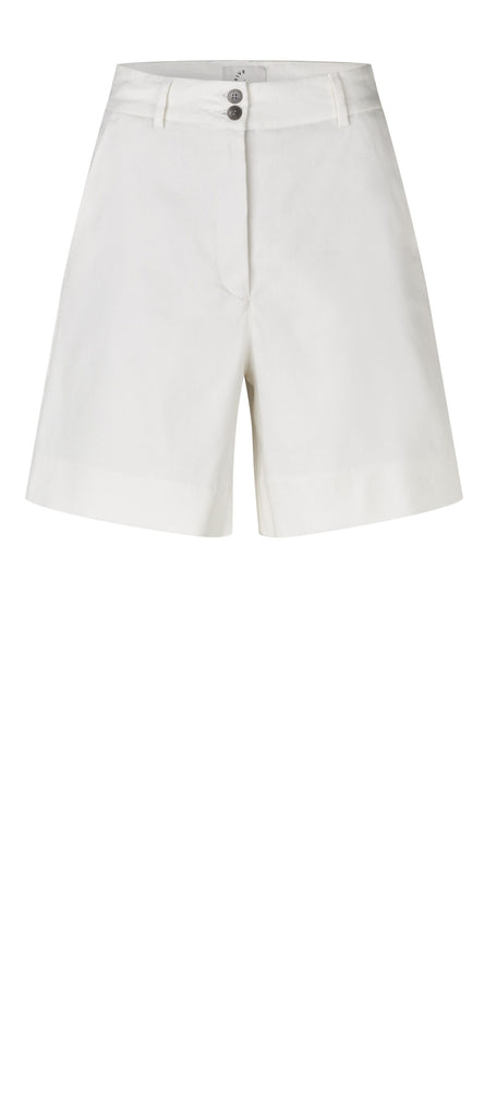 Five Units Trousers - Formal LauraFV Midi Shorts 769 Cream White Linen front