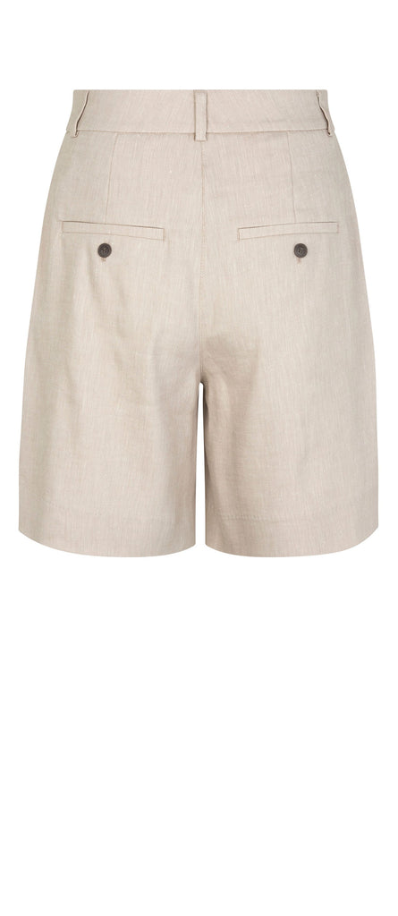 Five Units Trousers LauraFV Midi Shorts 769 Sand Linen gine_back