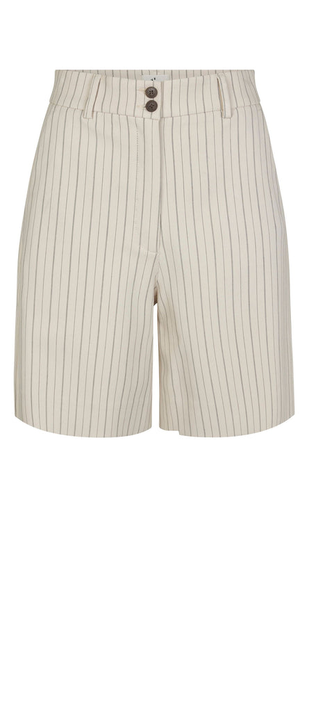 Five Units Trousers LauraFV Midi Shorts 876 Sand Navy Pin gine_front