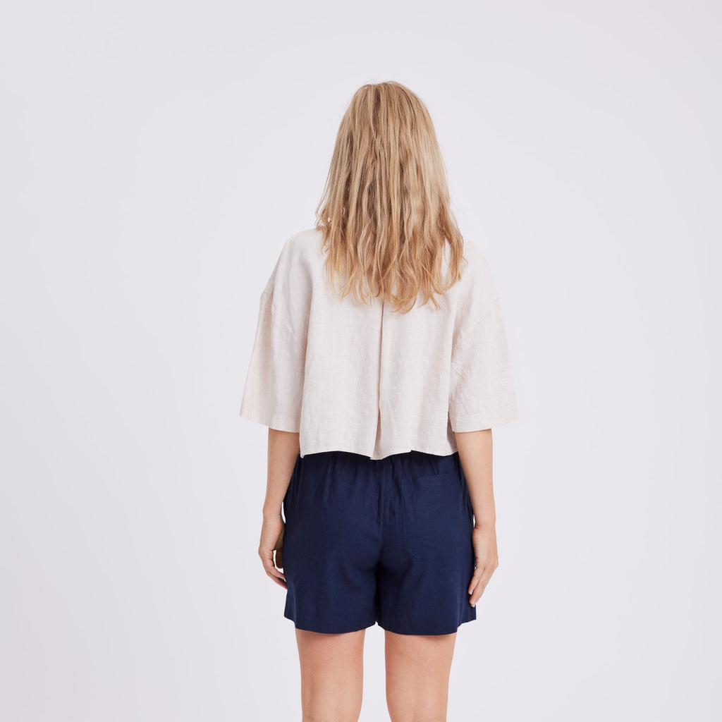 LineaFV_Shorts_763 Navy BACK