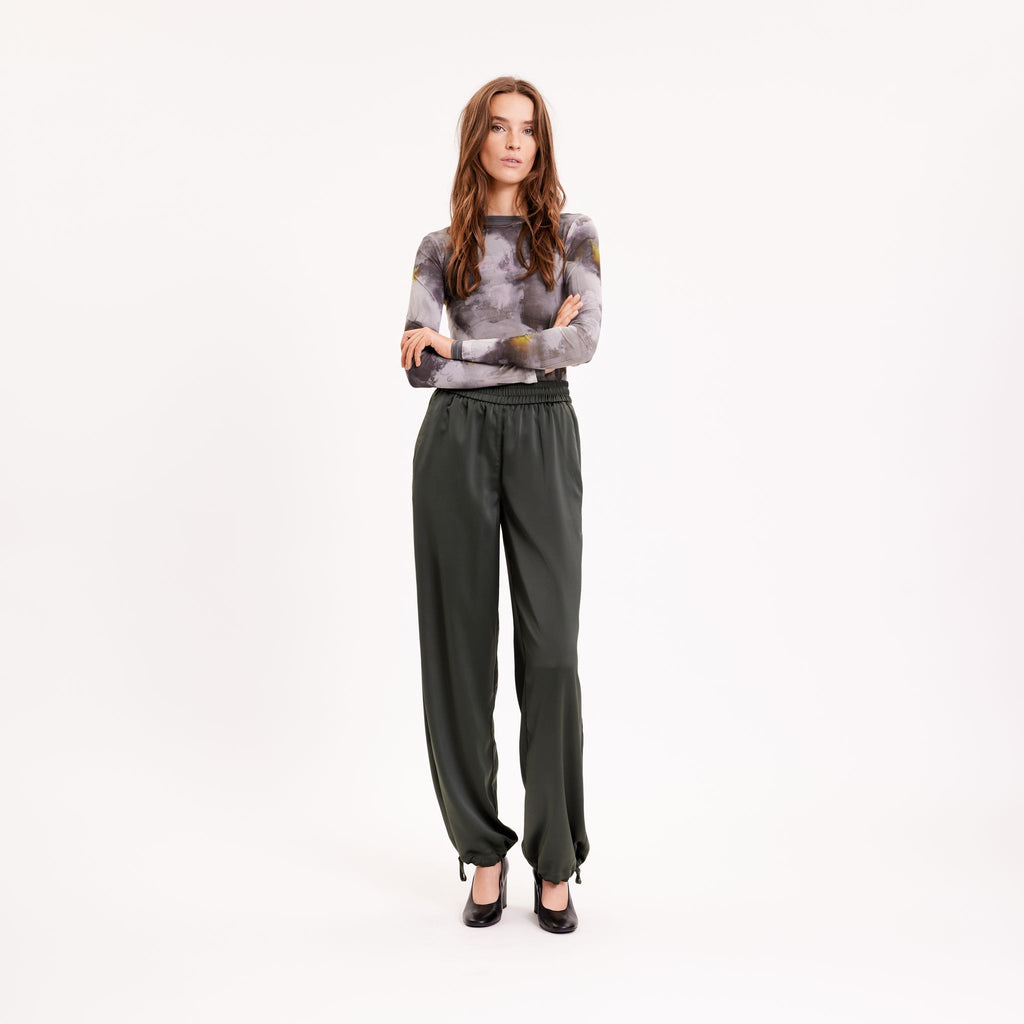 Five Units Trousers - Formal LouiseFV Tie 861 Dark Forest model