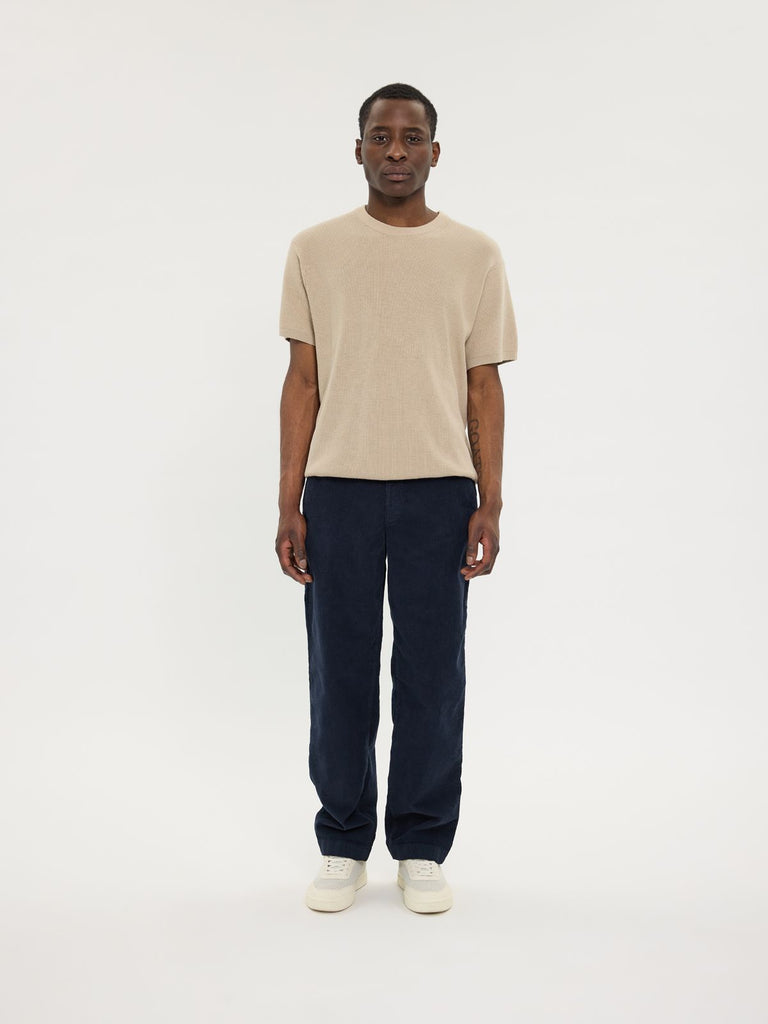 Plain Units Trousers LucasPL 393 Navy Corduroy model