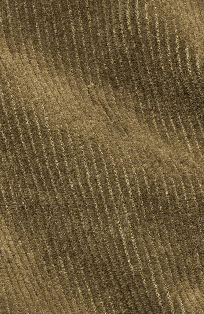 Plain Units Trousers LucasPL 393 Olive Corduroy closeup