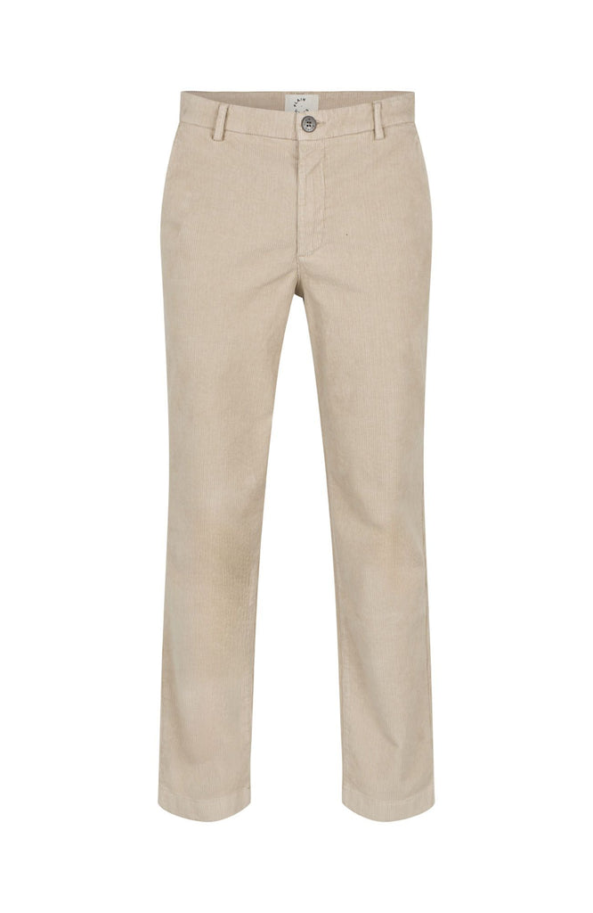 Plain Units Trousers LucasPL 393 Winter White Corduroy gine_front