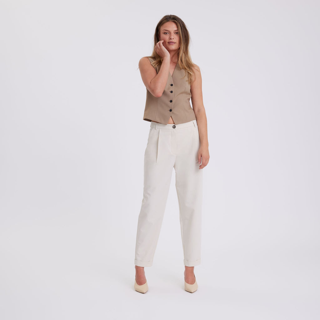 Five Units Trousers - Formal MalouFV 030 White Chocolate model