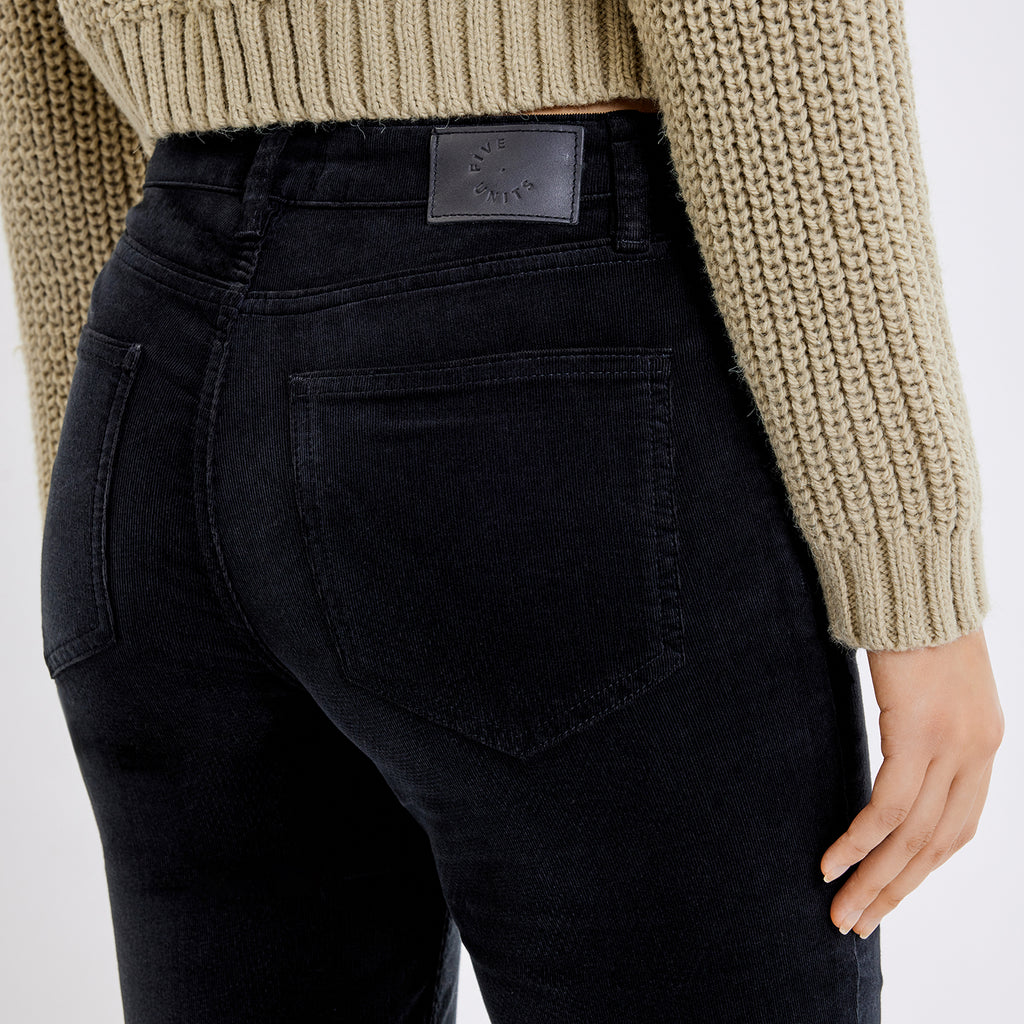 NaomiFV_618 Black_Fine_Corduroy DETAIL_1