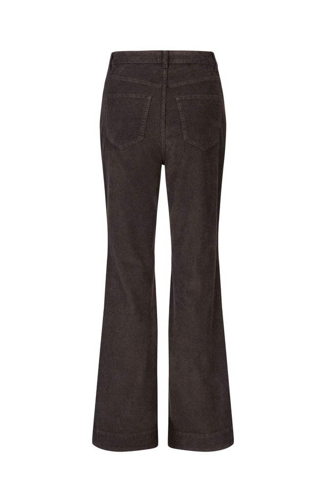 Five Units Trousers OdetteFV 393 Dark Coffee Corduroy gine_back