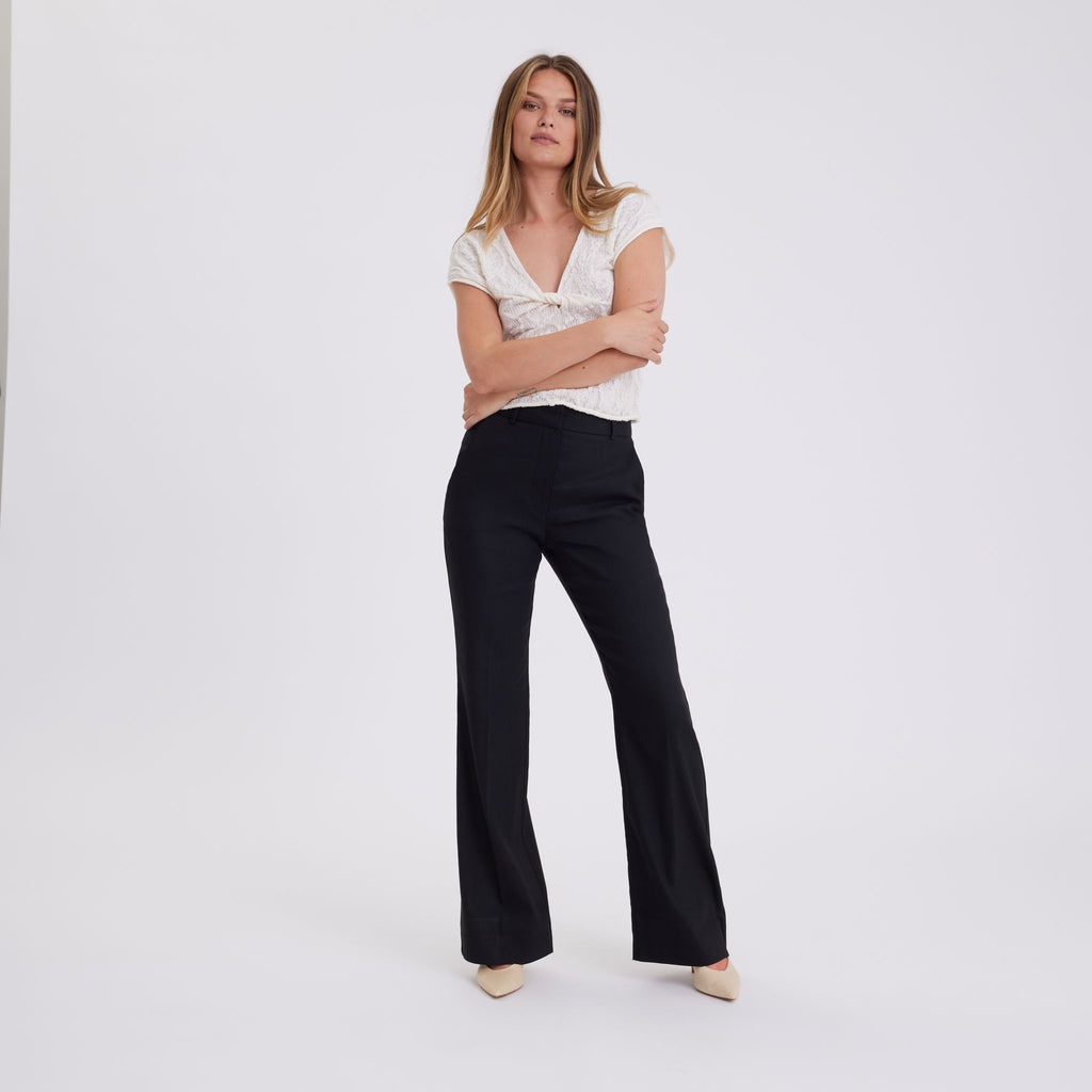 Five Units Trousers - Formal OliviaFV 769 Black Linen model