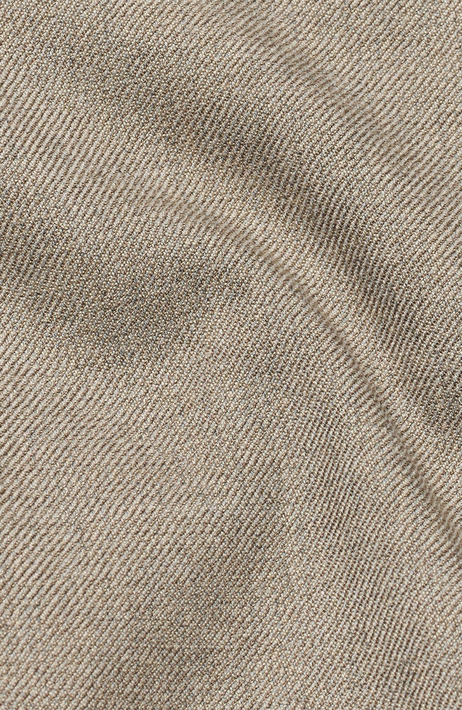 Plain Units Trousers OswaldPL 438 Dark Sand Melange closeup