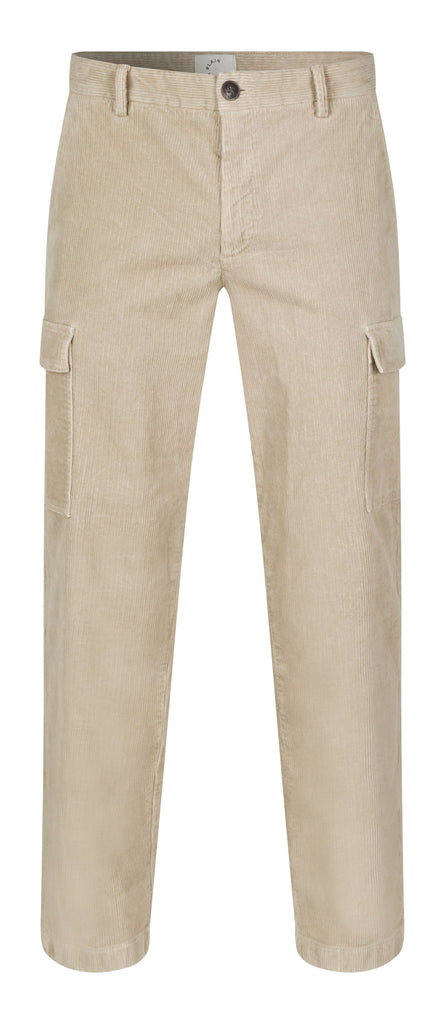 Plain Units Trousers OwenPL 393 Cold Sand Corduroy gine_front