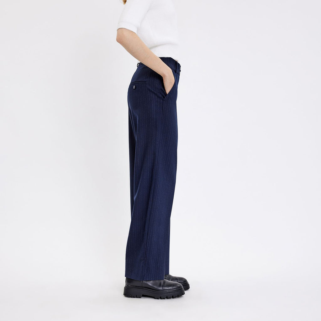 Five Units Trousers SophiaFV 027_GRS Twilight Pinstripe side