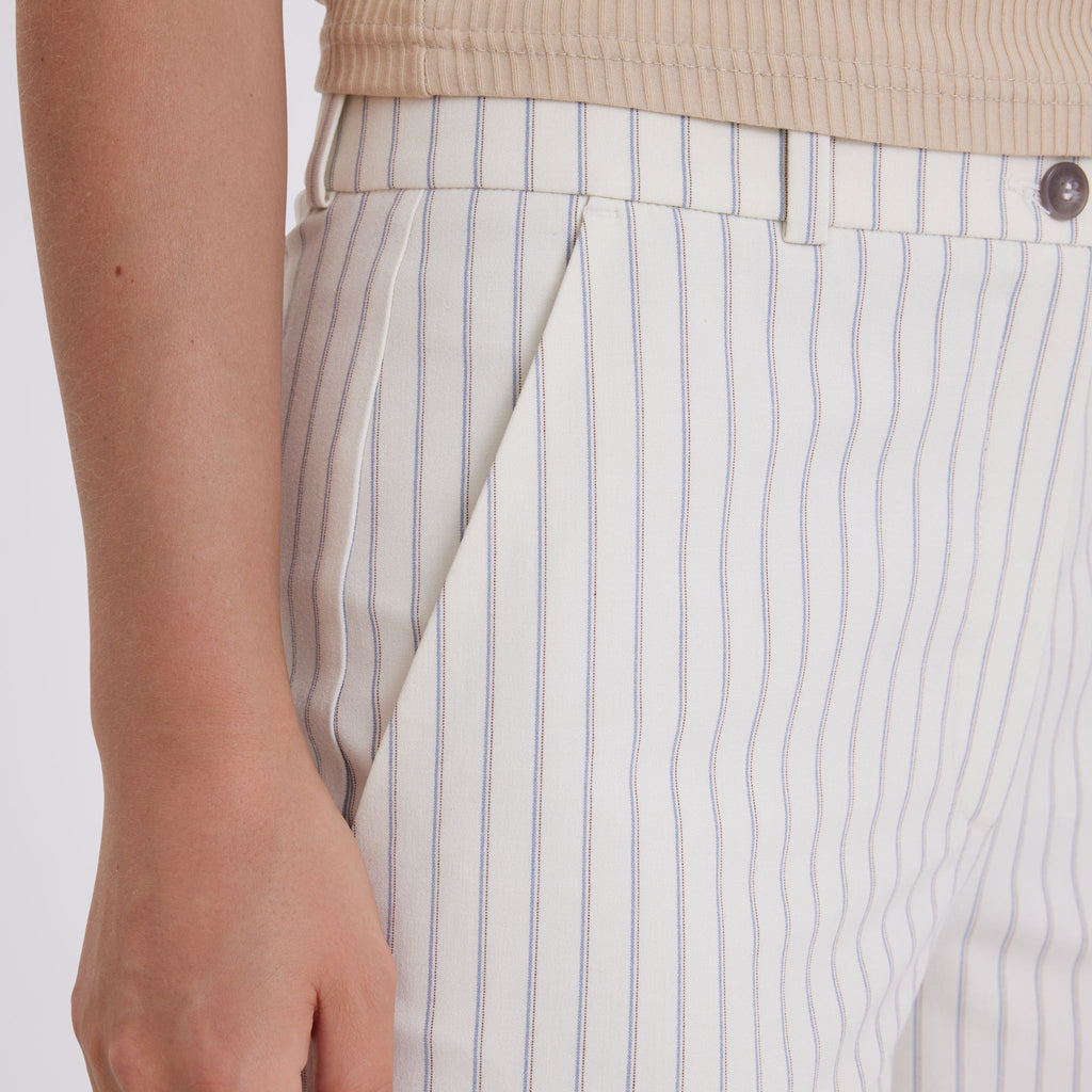 Five Units Trousers - Formal SophiaFV 070 Moonbeam Pinstripe details