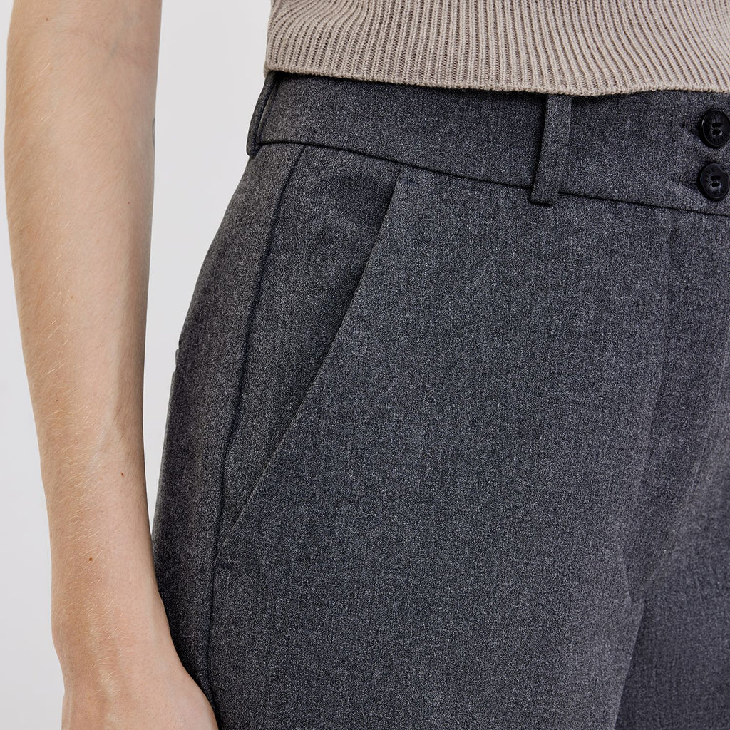 Five Units Trousers - Formal SophiaFV 871_RCS-Blended Dark Grey Melange details