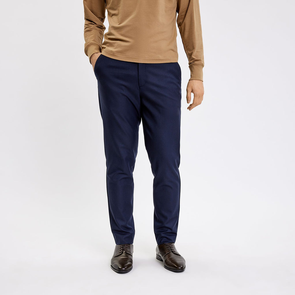 Plain Units Trousers TheoPL 103 Midnight Mini Stripe front