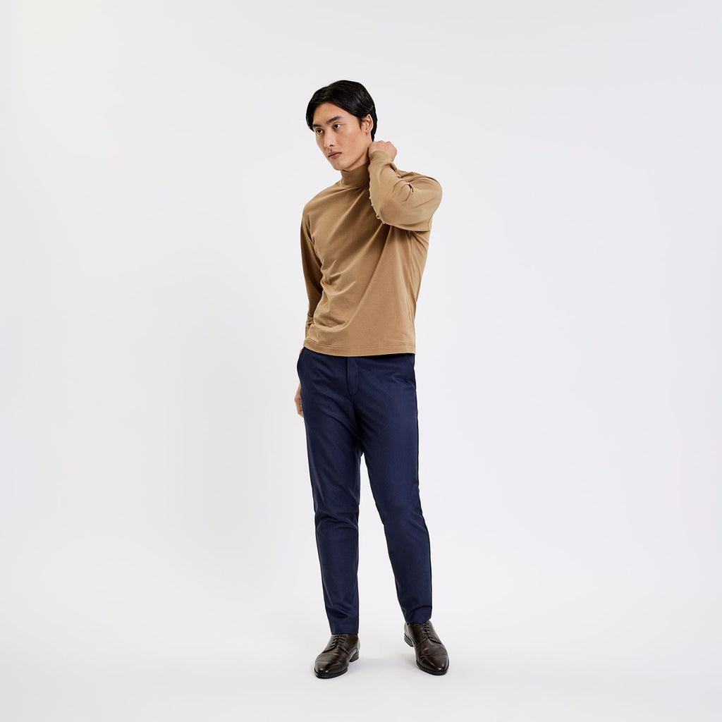 Plain Units Trousers TheoPL 103 Midnight Mini Stripe model