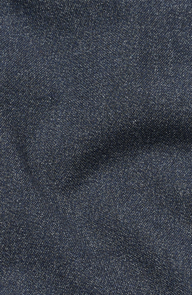 Plain Units Trousers TheoPL 285 Blue Grey Melange closeup