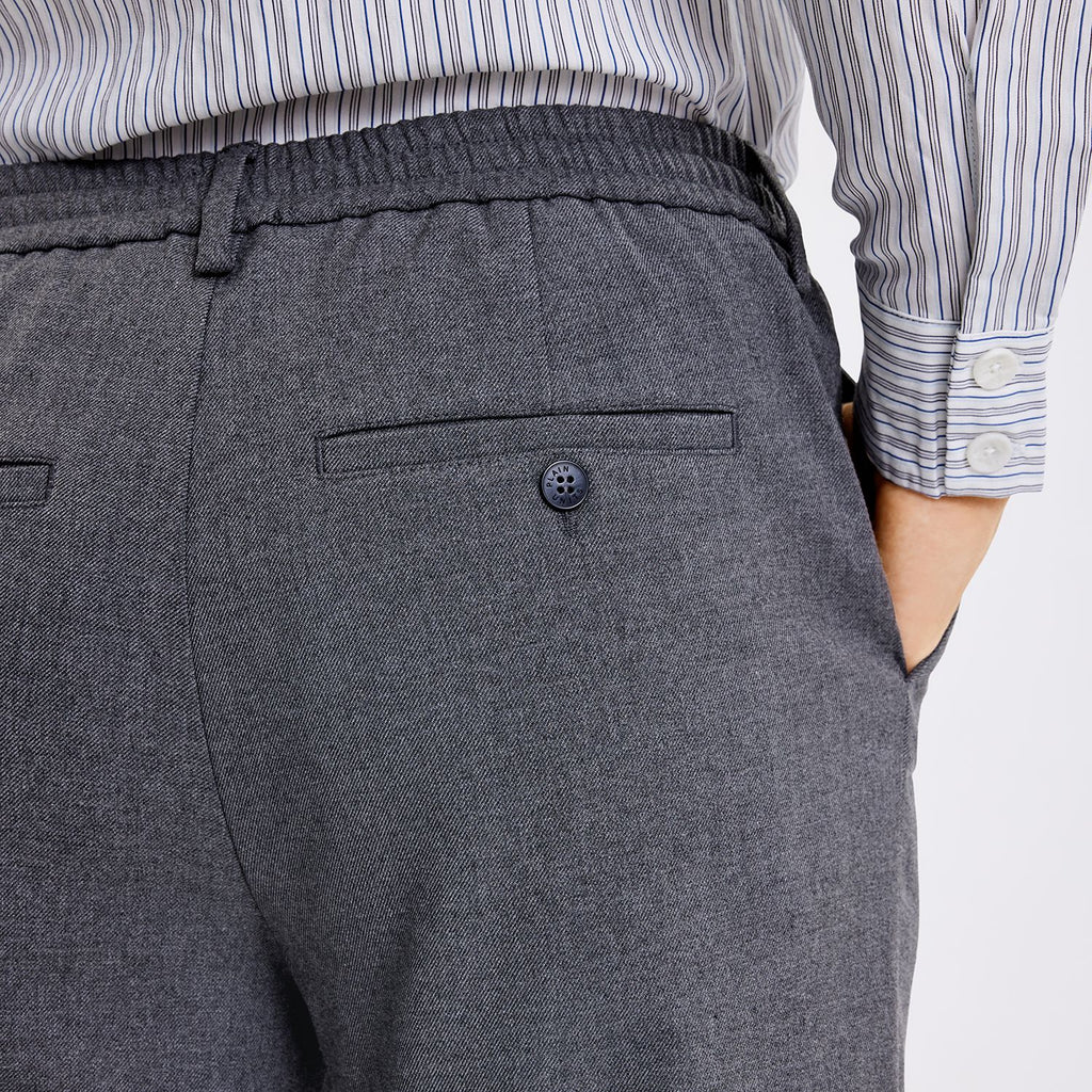 Plain Units Trousers TheoPL 438 Granite Melange details