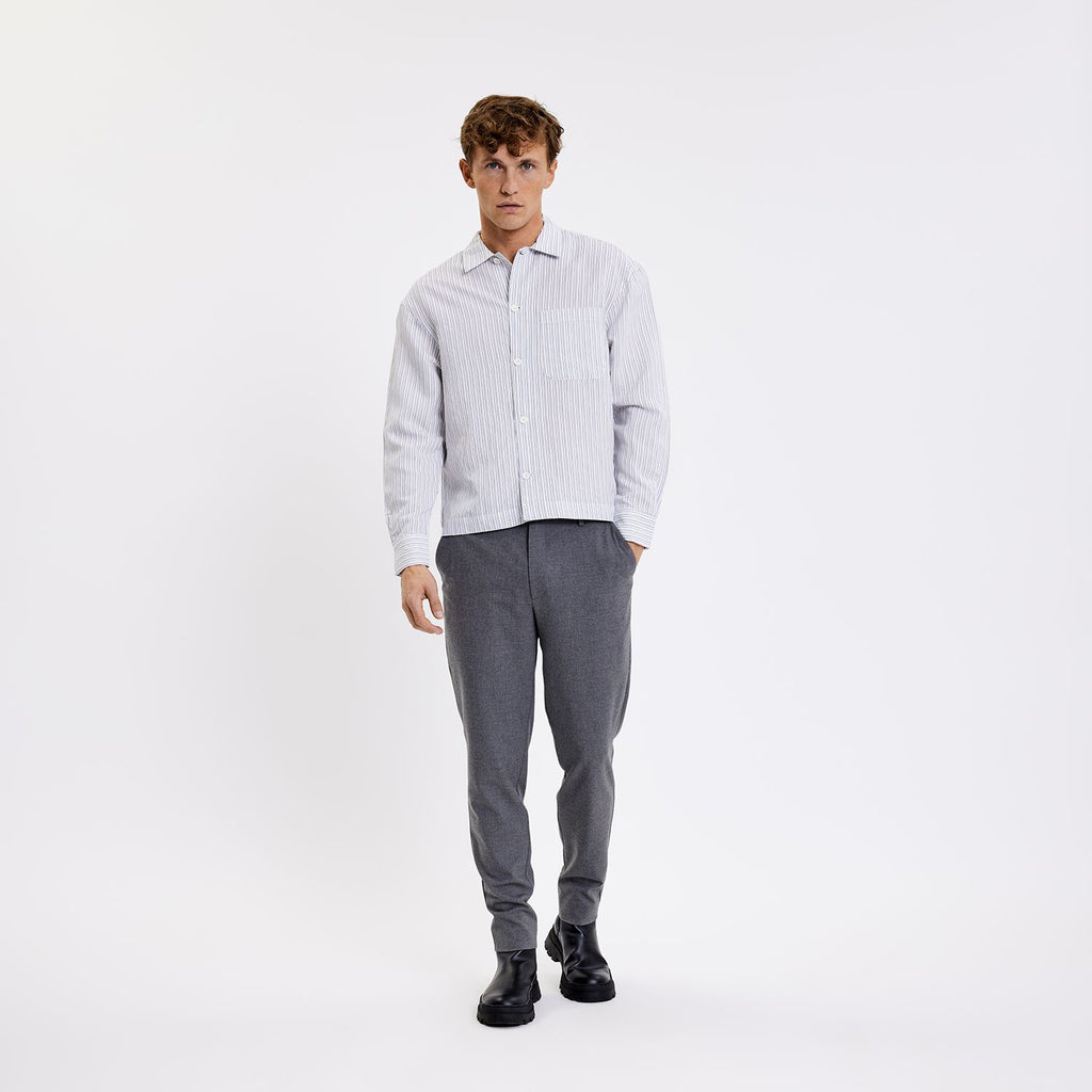 Plain Units Trousers TheoPL 438 Granite Melange model