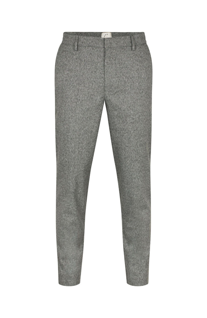 Plain Units Trousers TheoPL 438 Pepper Melange gine_front