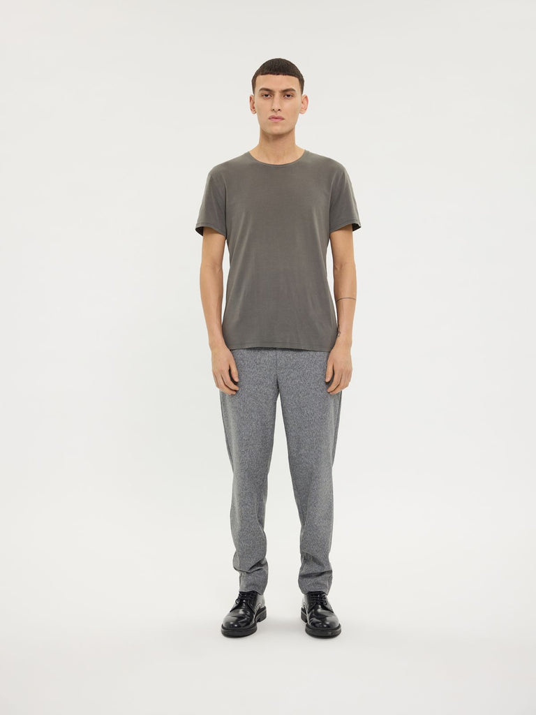 Plain Units Trousers TheoPL 438 Pepper Melange model