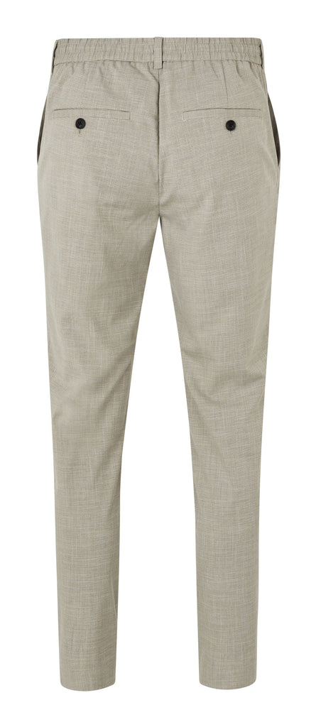 Plain Units Trousers TheoPL 570 Light Army Mini Grid gine_back