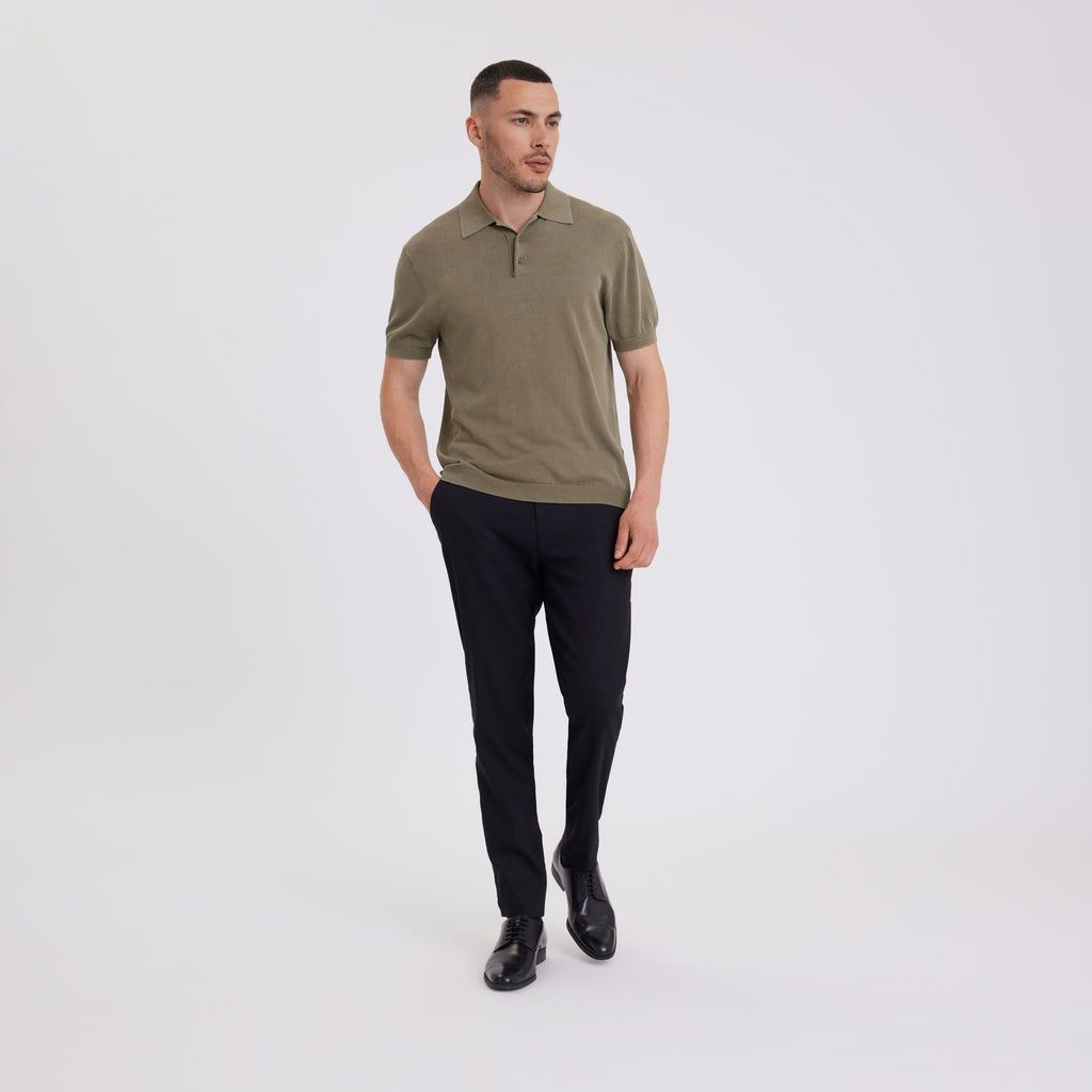 Plain Units Trousers - Formal TheoPL 769 Black Linen model