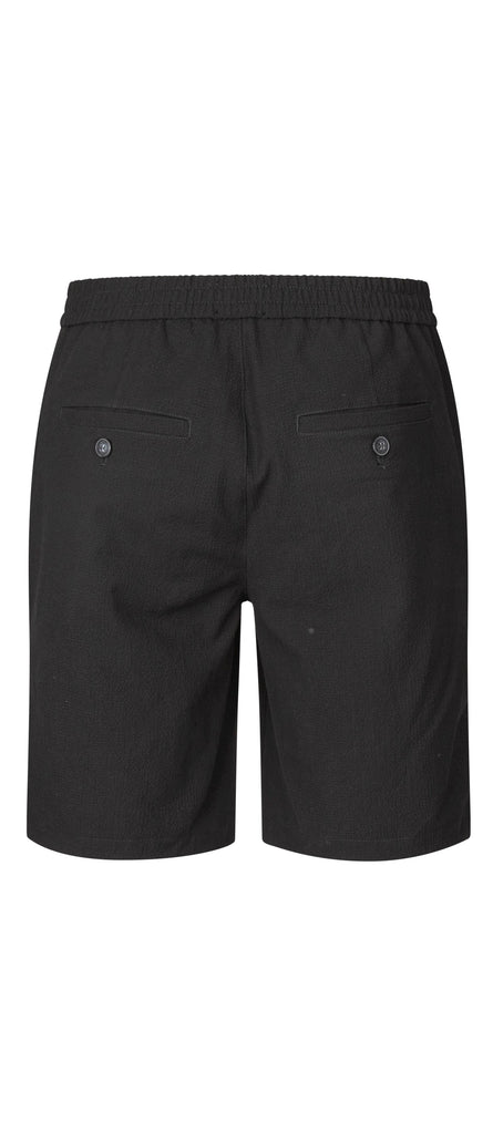 Plain Units Trousers TheoPL Shorts 310 Black Wave gine_back