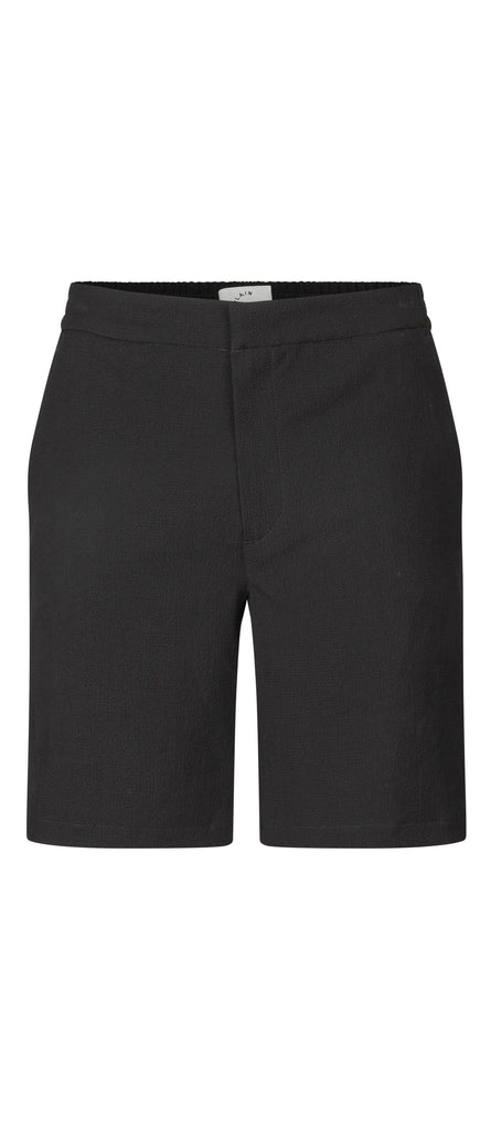 Plain Units Trousers TheoPL Shorts 310 Black Wave gine_front