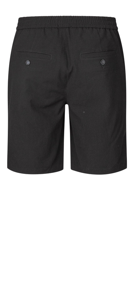 Plain Units Trousers TheoPL Shorts 310 Black Wave gine